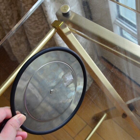 Crate & Barrel Bar Master Ring Recipe Wheel Circular Drink Menu - Picture 9 of 9